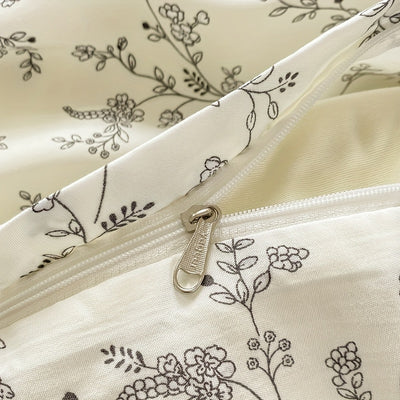 [Soft Duvet Cover] 3pcs Korean-Style Reversible Duvet Cover Set | 1 Duvet Cover + 2 Pillowcases, Soft, Breathable, Charmingly Minimalistic, Comfortable, AA Side Design, Suitable As Gifts for Valentine's Day, Thanksgiving, Mot