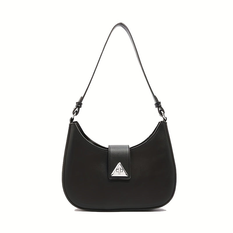 Korean High-end Texture Bag for Women, Fashionable And Versatile, Simple Single Shoulder Underarm Bag, Crescent Shaped Bag for Women
