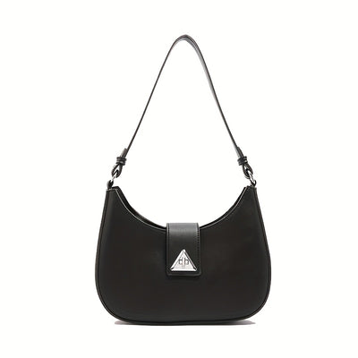 Korean High-end Texture Bag for Women, Fashionable And Versatile, Simple Single Shoulder Underarm Bag, Crescent Shaped Bag for Women