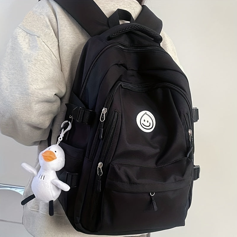 Schoolbag Female Junior High School Student High Capacity Korean Fashion Versatile College Style High School Student Backpack