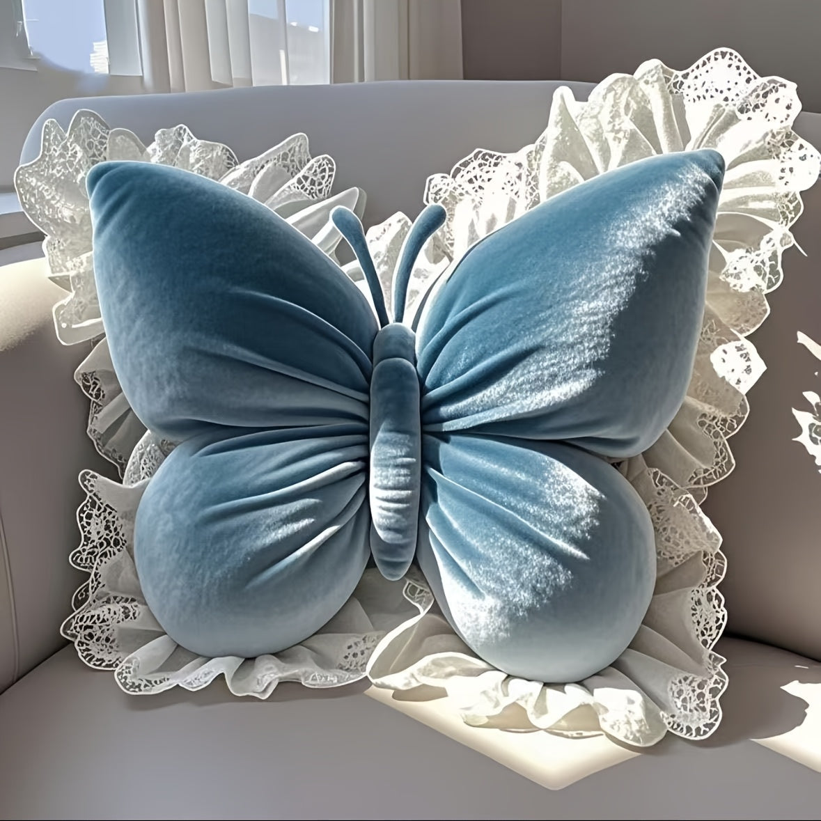Butterfly shaped throw pillow, bedroom sofa decoration cute cushion, home fun ornament, Bedroom Accent, Home Decor, Butterfly Design, Contemporary Style, Highquality Cushion, Seamless Stitching, Stylish Cushion, Accent Pillow