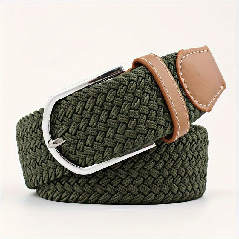 Men's Canvas Belt Women's Elastic Belt Korean Version Elastic Elastic Belt Golf Belt
