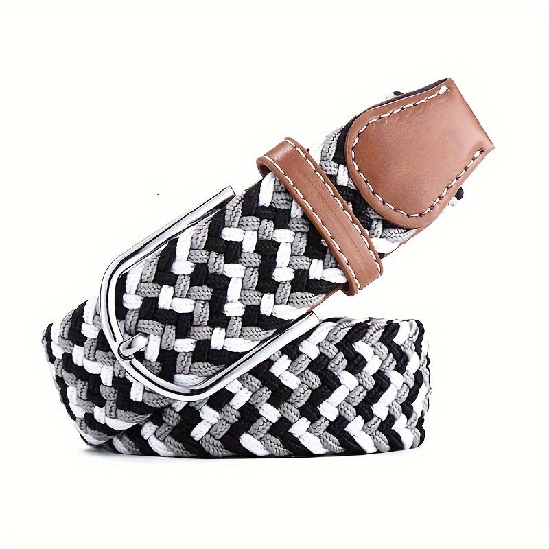 Men's Canvas Belt Women's Elastic Belt Korean Version Elastic Elastic Belt Golf Belt