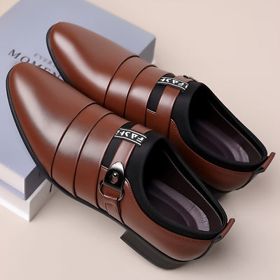 New Korean Version Men's Business Formal Shoes - Large Size Pointed Toe Casual Shoes 2024