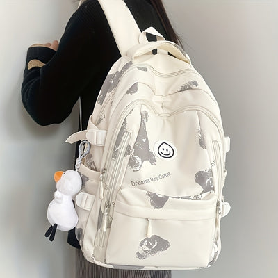 Schoolbag Female Junior High School Student High Capacity Korean Fashion Versatile College Style High School Student Backpack