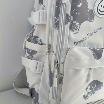 Schoolbag Female Junior High School Student High Capacity Korean Fashion Versatile College Style High School Student Backpack