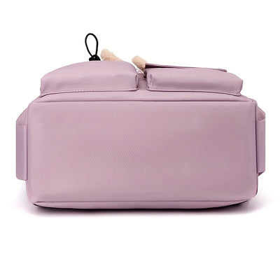 Stylish And Attractive Women'S Backpack in a Simple Korean Design, Perfect for And Versatile for Any Outfit. [Zipper Pull Direction Random]