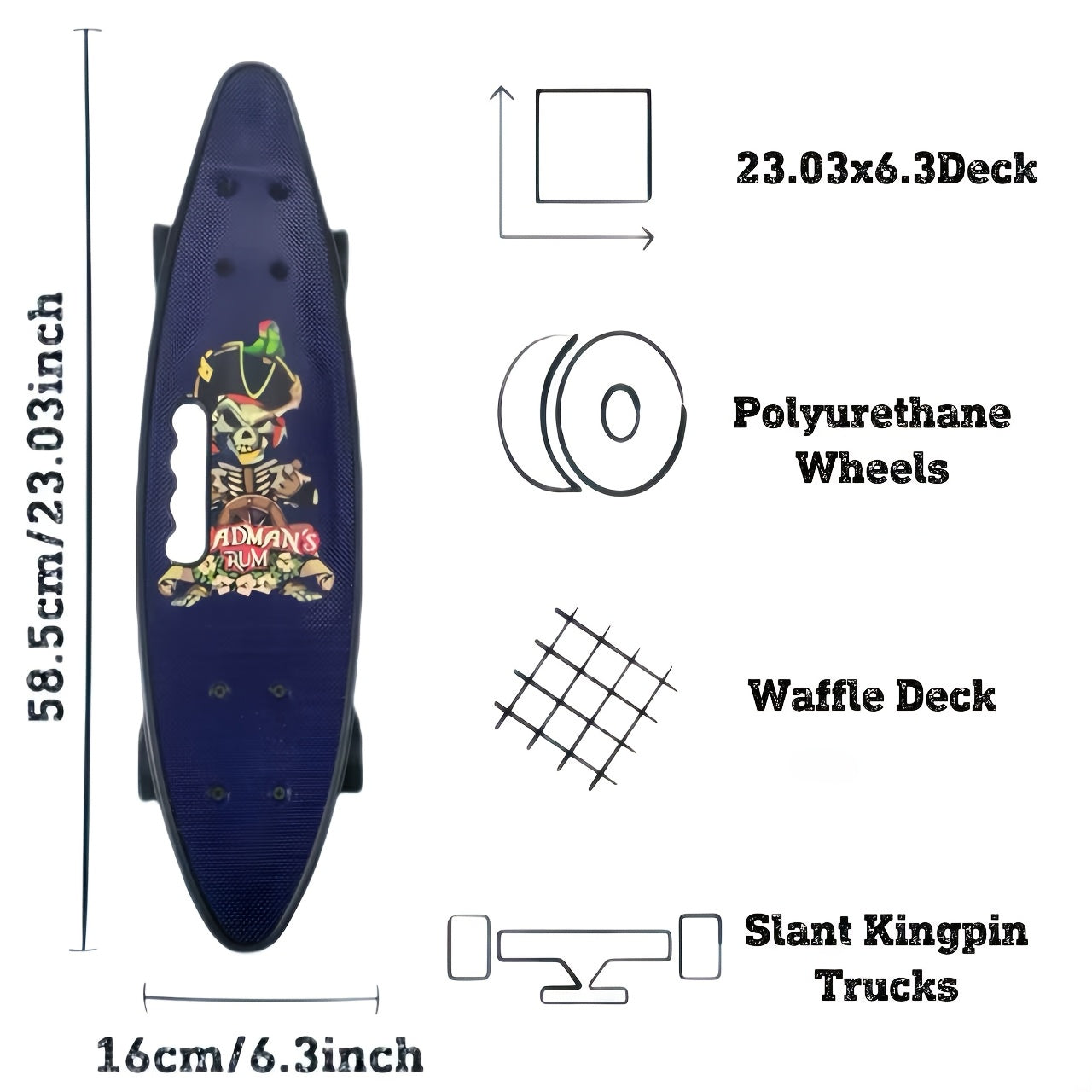 Mini Cruiser, 23-inch
