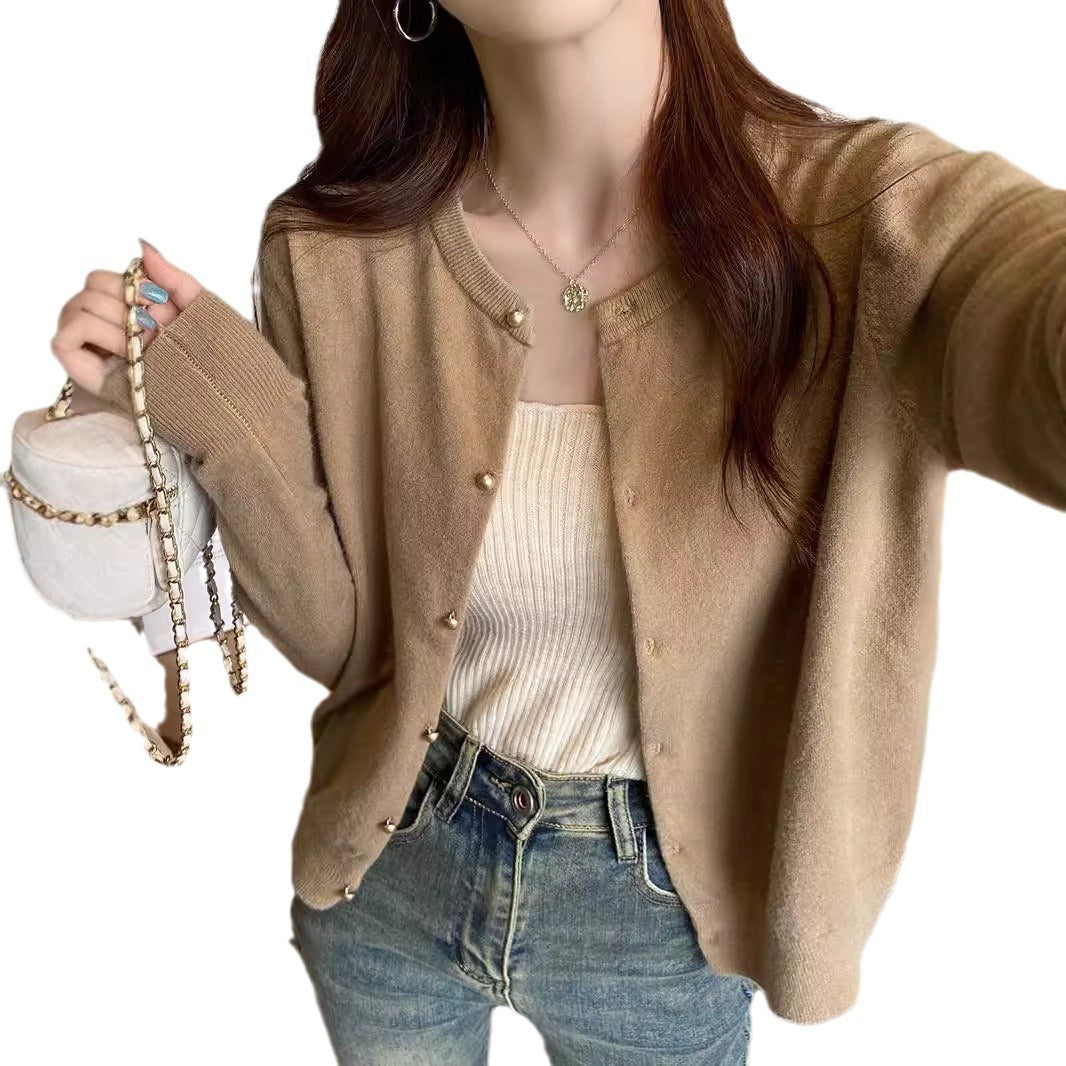 Women's Early Autumn Thin Type Long-sleeved Top