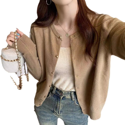 Women's Early Autumn Thin Type Long-sleeved Top