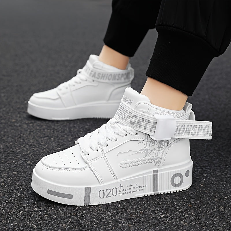 Four M2688 Women's Classic Low-Top Sneakers, Lace-Up Comfortable Hiking Shoes, Trendy Streetwear Basketball Sports Shoes, Korean Style Versatile for Outdoor Activities and All Seasons