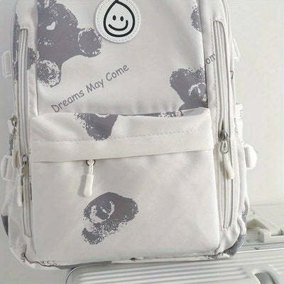 Schoolbag Female Junior High School Student High Capacity Korean Fashion Versatile College Style High School Student Backpack