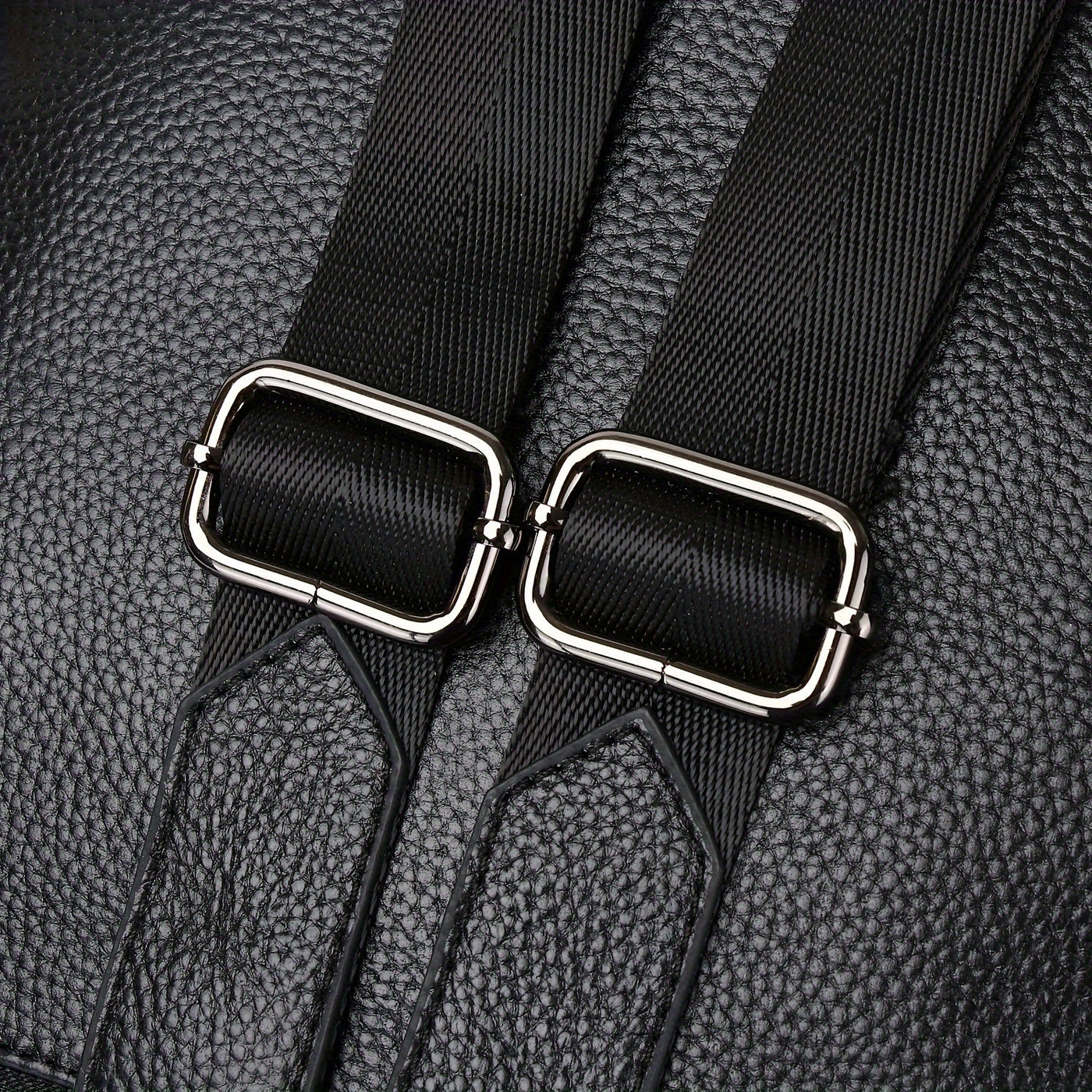 2024 New Fashion Large Capacity Elegant Genuine Leather Women's Backpack, Korean Style Anti-Theft Commuter Travel Bag with Adjustable Strap and Zipper Closure