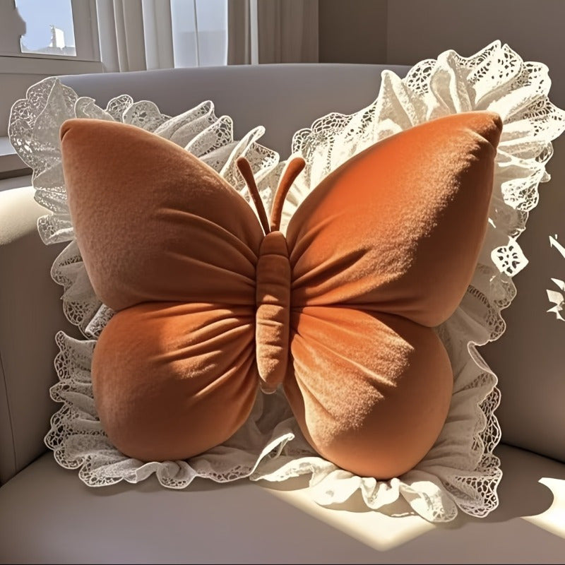 Butterfly shaped throw pillow, bedroom sofa decoration cute cushion, home fun ornament, Bedroom Accent, Home Decor, Butterfly Design, Contemporary Style, Highquality Cushion, Seamless Stitching, Stylish Cushion, Accent Pillow