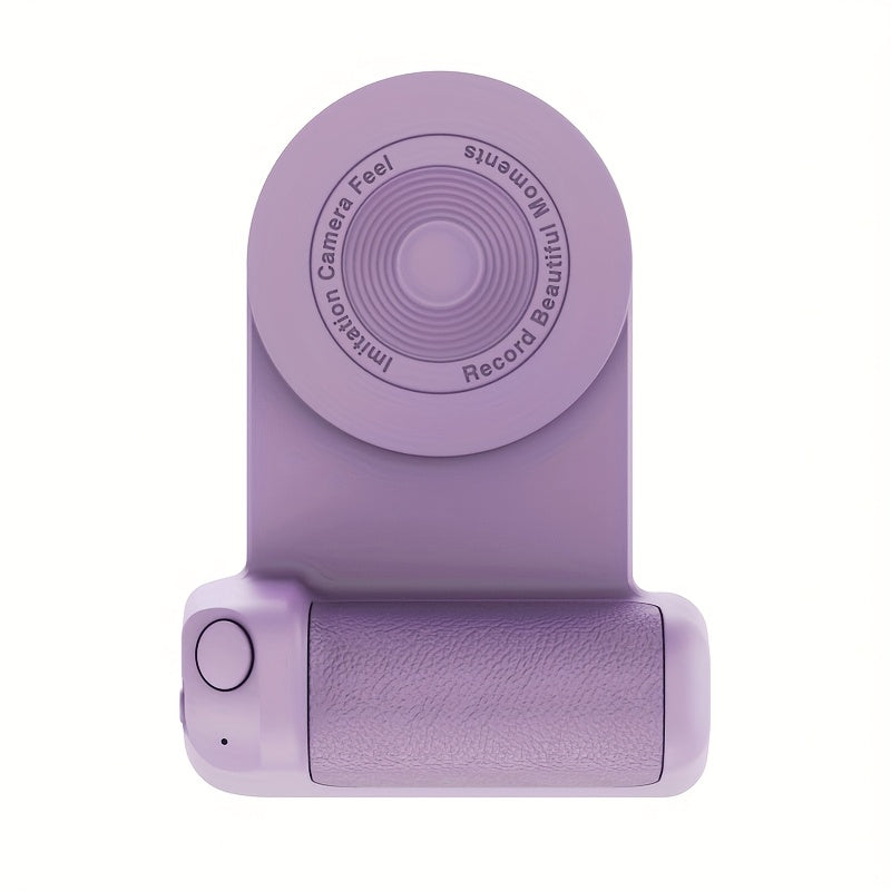 Magnetic Phone Camera Grip Holder, Portable Self Camera Handle, Ergonomic Design, Suitable for iPhone for samsung Android Phones to Vlog Photo and Video Shooting