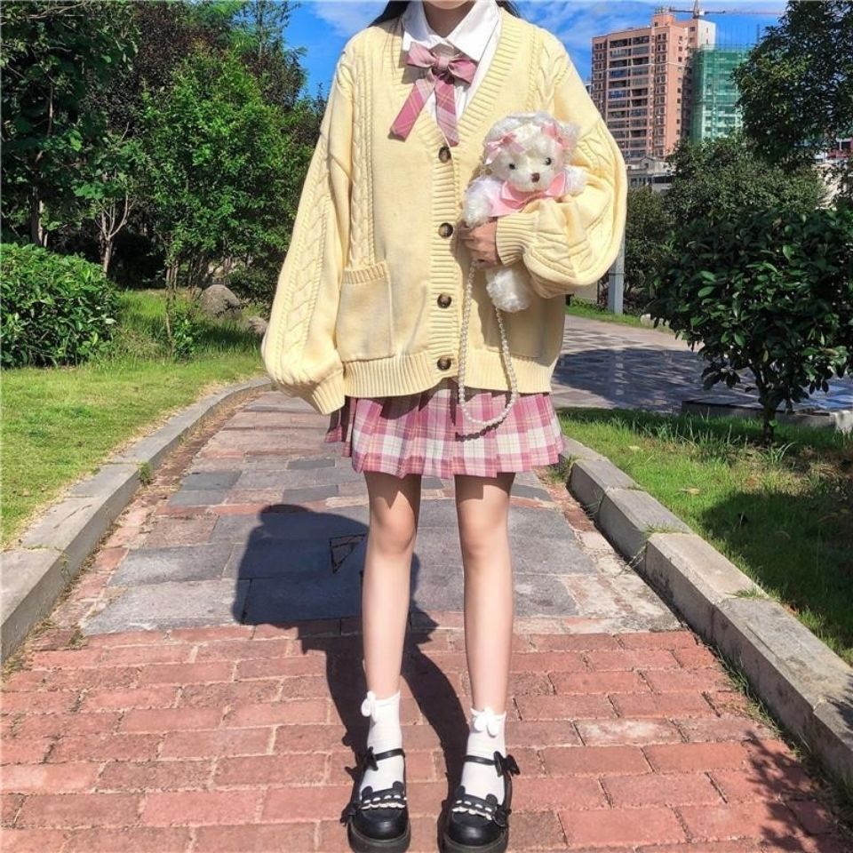 Japanese College Style Jk Uniform Sweater Female Student
