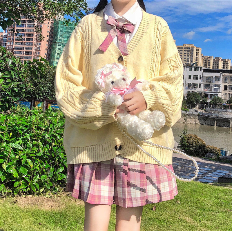 Japanese College Style Jk Uniform Sweater Female Student