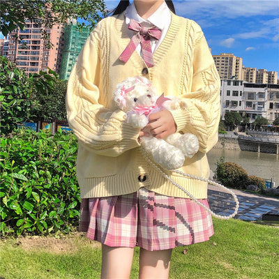 Japanese College Style Jk Uniform Sweater Female Student