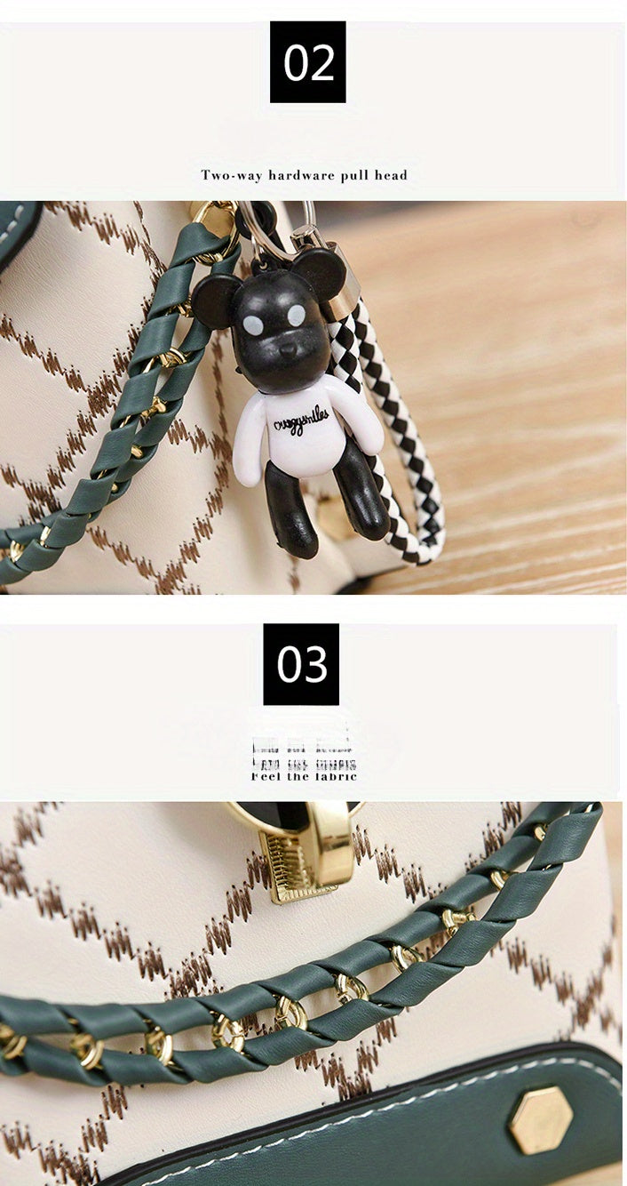 Summer New Bag Korean Style Simple Small Square Bag Fashion All-Match Shoulder Crossbody Fashion Mini Phone Bag Women's Bag