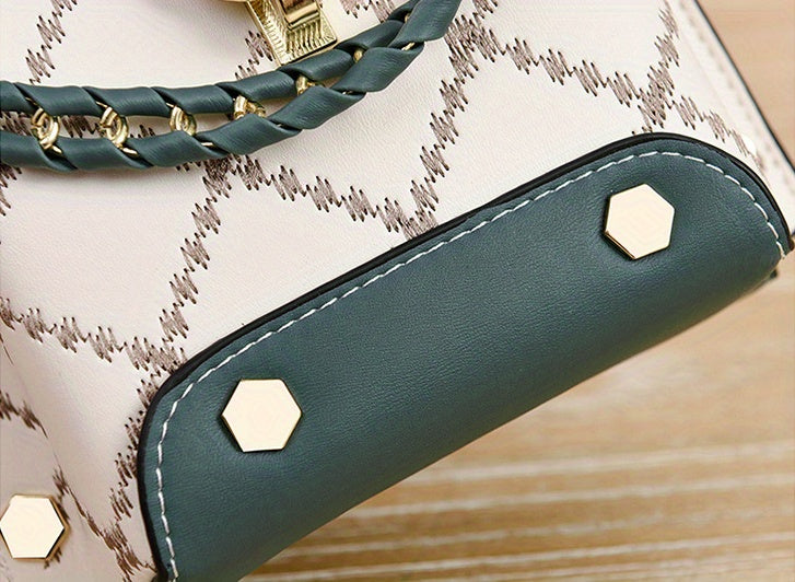Summer New Bag Korean Style Simple Small Square Bag Fashion All-Match Shoulder Crossbody Fashion Mini Phone Bag Women's Bag