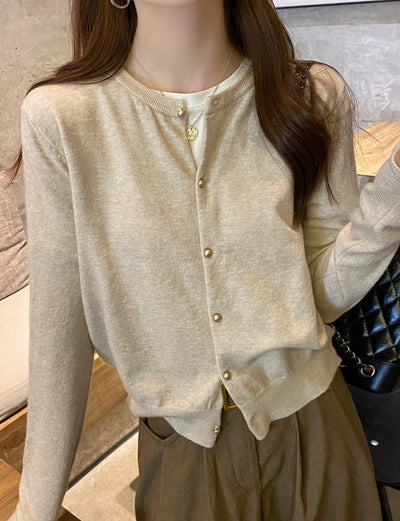 Women's Early Autumn Thin Type Long-sleeved Top