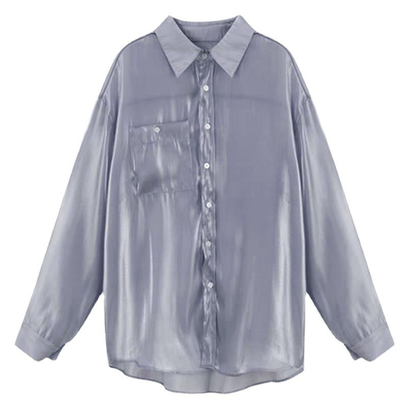 Breathable Small Korean Style Loose Chiffon