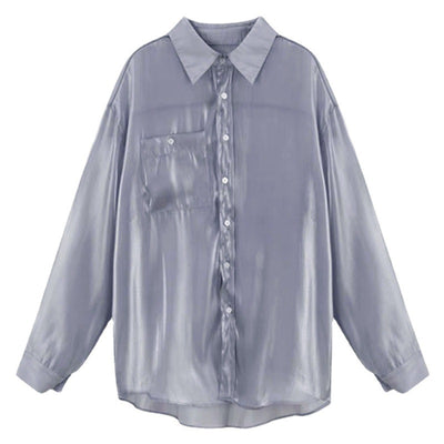 Breathable Small Korean Style Loose Chiffon
