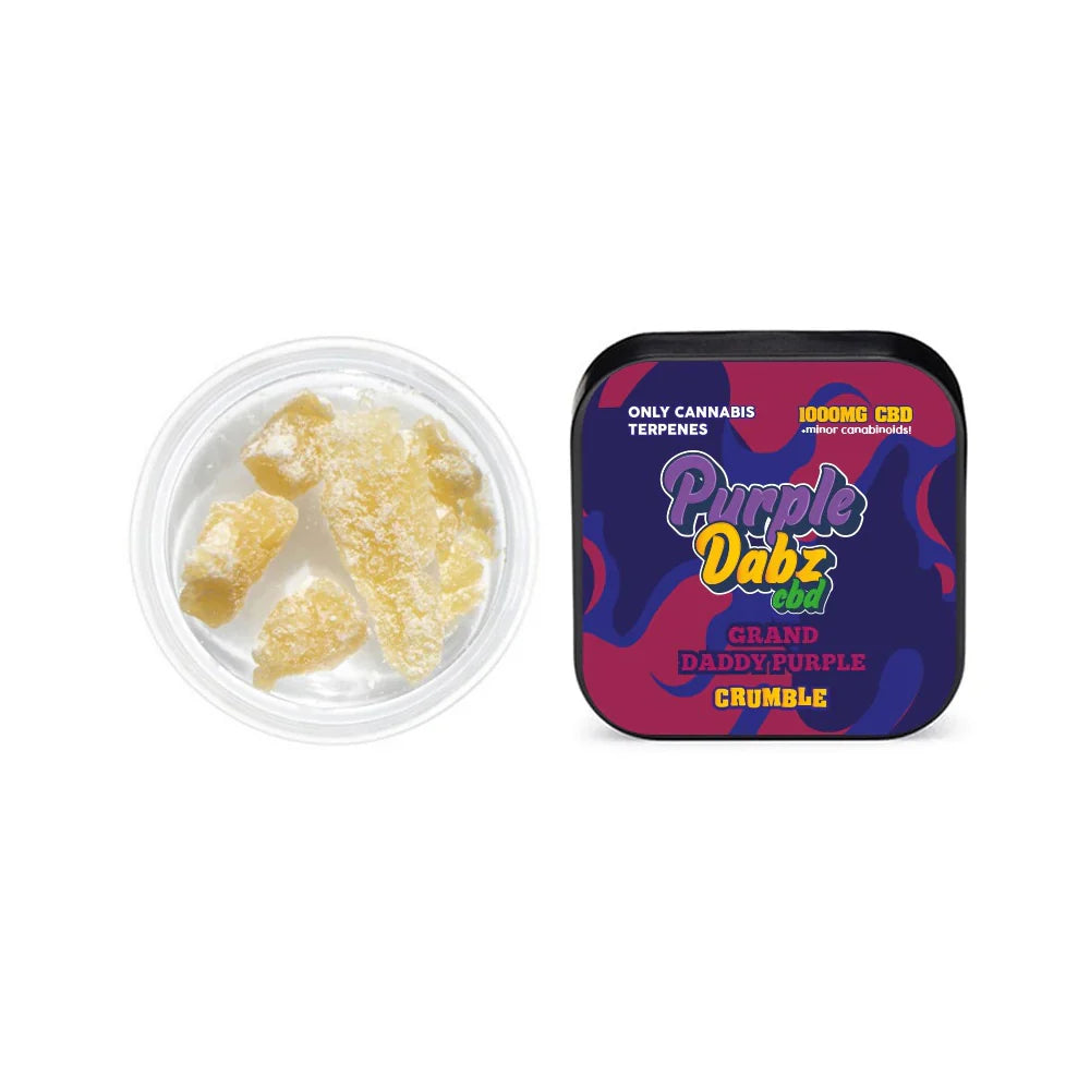 Purple Dank 1000mg CBD Crumble - Granddaddy Purple (BUY 1 GET 1 FREE)