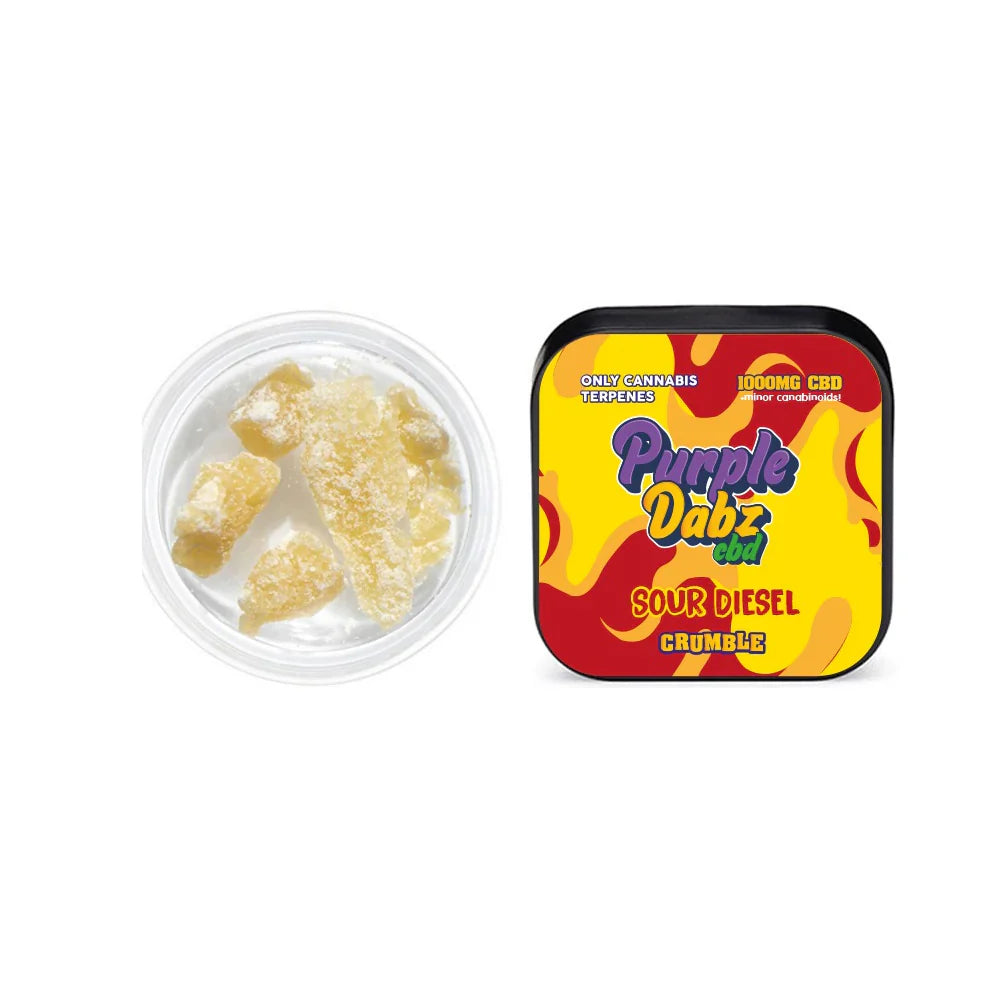 Purple Dank 1000mg CBD Crumble - Sour Diesel (BUY 1 GET 1 FREE)