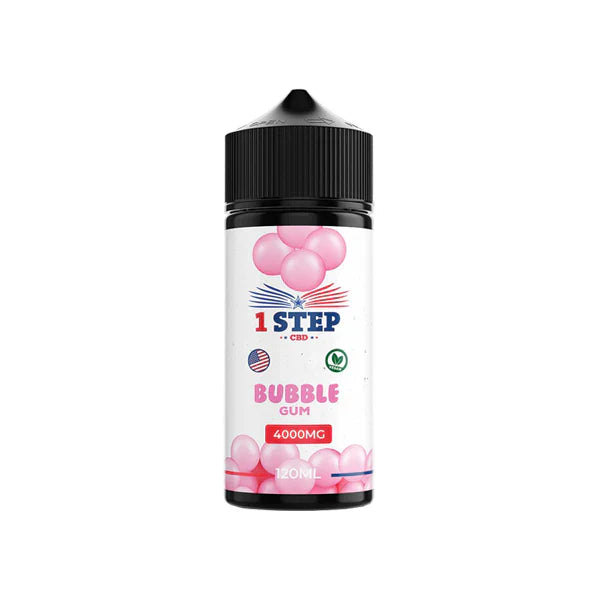 1 Step CBD 4000mg CBD E-Liquid - 120ml (BUY 1 GET 1 FREE)