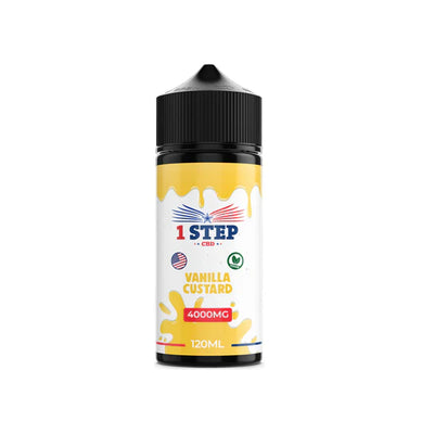 1 Step CBD 4000mg CBD E-Liquid - 120ml (BUY 1 GET 1 FREE)