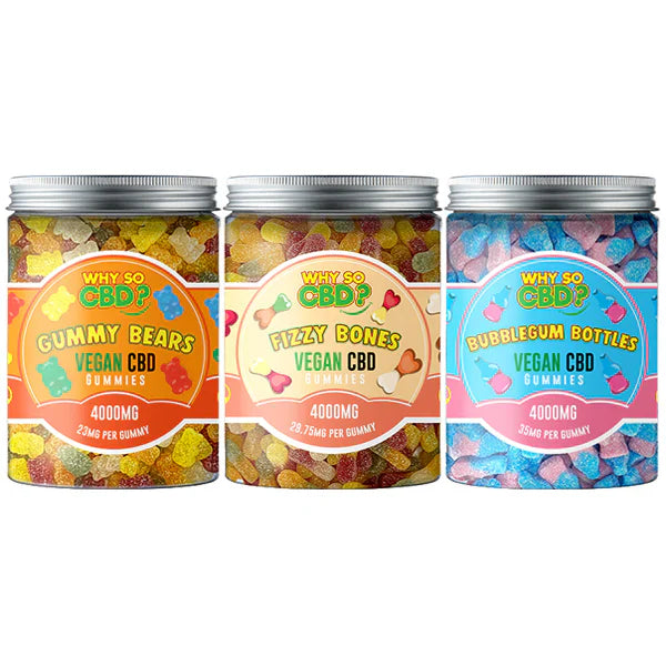 Why So CBD? 4000mg CBD Gummies - Large 600g