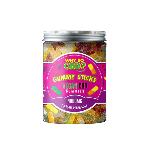 Why So CBD? 4000mg CBD Gummies - Large 600g