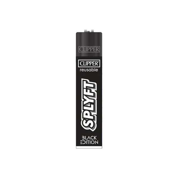 SPLYFT Clipper Classic Black Large Refillable Lighter