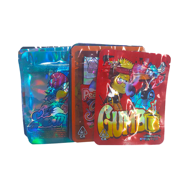 Mylar Gumbo Printed Zip Bag - 3.5g (Large)