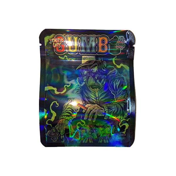 Mylar Gumbo Printed Zip Bag - 3.5g (Large)