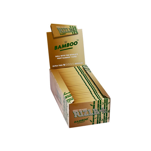 Rizla Bamboo Ultra Thin Regular Rolling Papers - 50 Packs