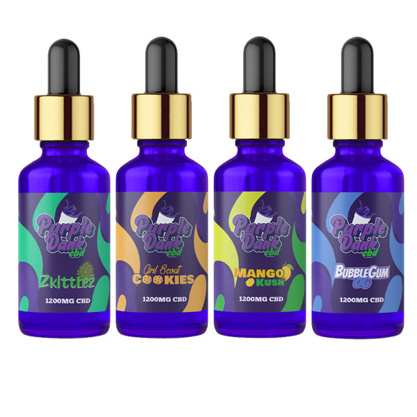 Purple Dank 1200mg CBD Terpene Oil - 30ml (BUY 1 GET 1 FREE)