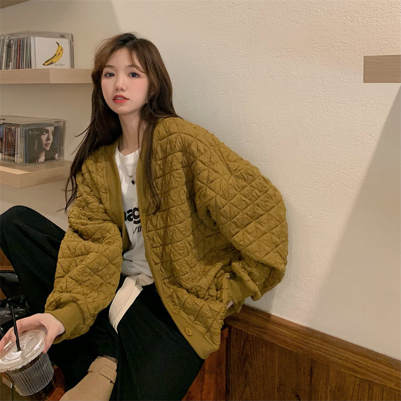 Loose Korean Style Bf Lazy Blouse