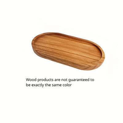 Japanese-Inspired LDQ Elegant Wooden Serving Tray - Space-Saving Design for Food & Drink Service - Perfect for Home Decor and Kitchen Accessories