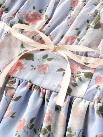 Floral Print A-Line Dress