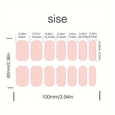 6 Sets of CS Waterproof Gel Nail Film Full Stickers Japanese and Korean Style Little Red Book Same Style Nail Stickers Wholesale