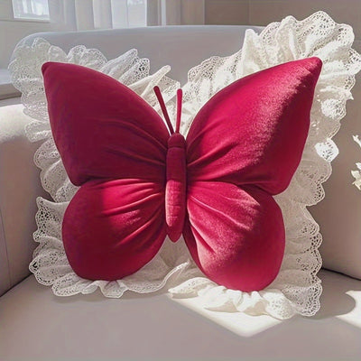 Butterfly shaped throw pillow, bedroom sofa decoration cute cushion, home fun ornament, Bedroom Accent, Home Decor, Butterfly Design, Contemporary Style, Highquality Cushion, Seamless Stitching, Stylish Cushion, Accent Pillow