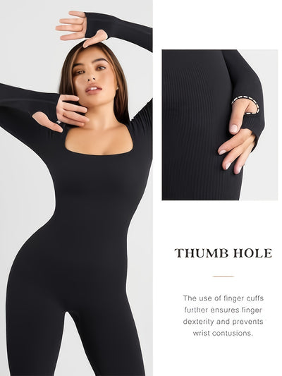 Seamless Long Sleeve Jumpsuit