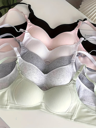 6pcs Wireless Bras