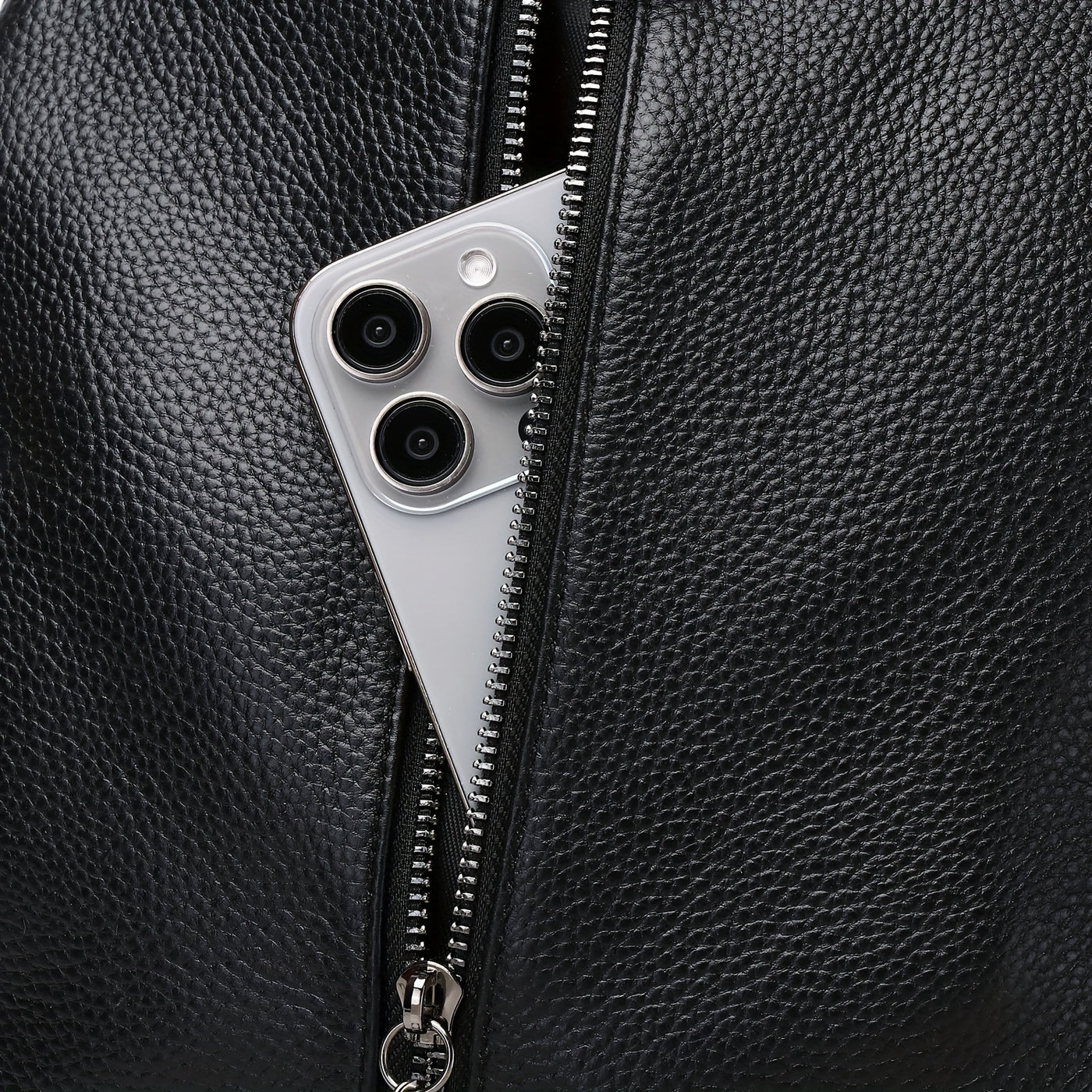 2024 New Fashion Large Capacity Elegant Genuine Leather Women's Backpack, Korean Style Anti-Theft Commuter Travel Bag with Adjustable Strap and Zipper Closure