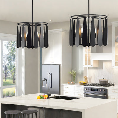 6-Light Island Lights For Kitchen, Farmhouse Dining Room Light Fixture, Rustic Foyer Lighting Fixtures, Modern Hanging Pendant Lights For Living Room, Bedroom, Entryway