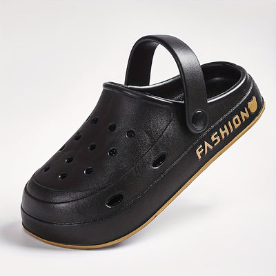 Mid-Year, Summer New Arrivals, Japanese and Korean Fashion Women's Cute Detachable Coal Ball EVA Hole Shoes, Adorable Coal Ball Charms, Comfortable Casual Versatile, 1.97inch Thickened Sole, Rotatable Back Strap for Dual Wear