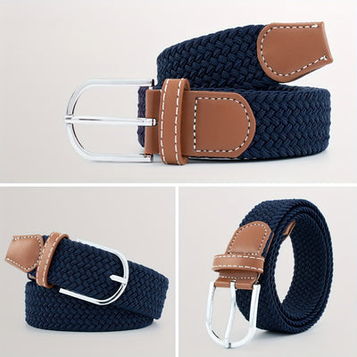 Men's Canvas Belt Women's Elastic Belt Korean Version Elastic Elastic Belt Golf Belt