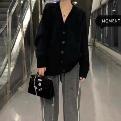 Women's Korean-style Fashionable Soft-glutinous Sweater Coat
